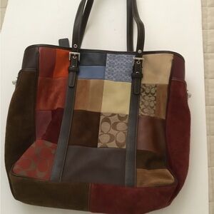 Coach Patchwork Leather Tote Bag